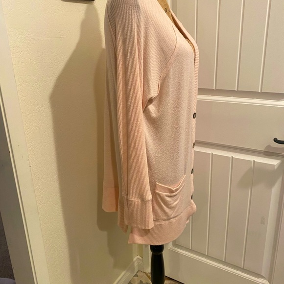 Pink long cardigan (Splendid) - Picture 2 of 4